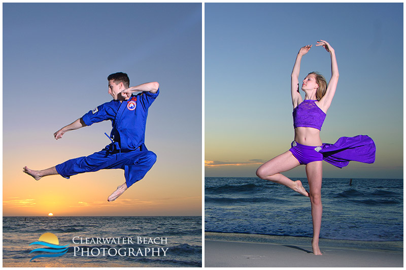 Karate and Dance Portrait on Clearwater Beach